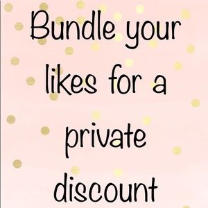 Private discount on Bundles